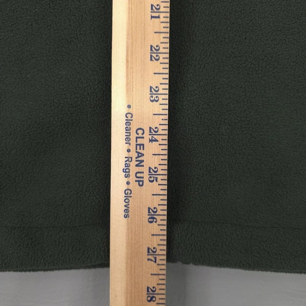 Orvis Jacket Mens XL Green Fleece Sherpa Collar Zip Pockets Outdoor Bomber